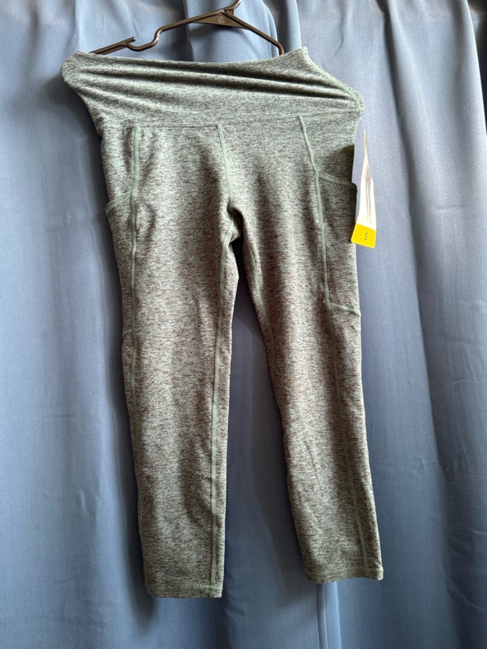 Kirkland Signature Heather Gray Women's Leggings with Side Pockets